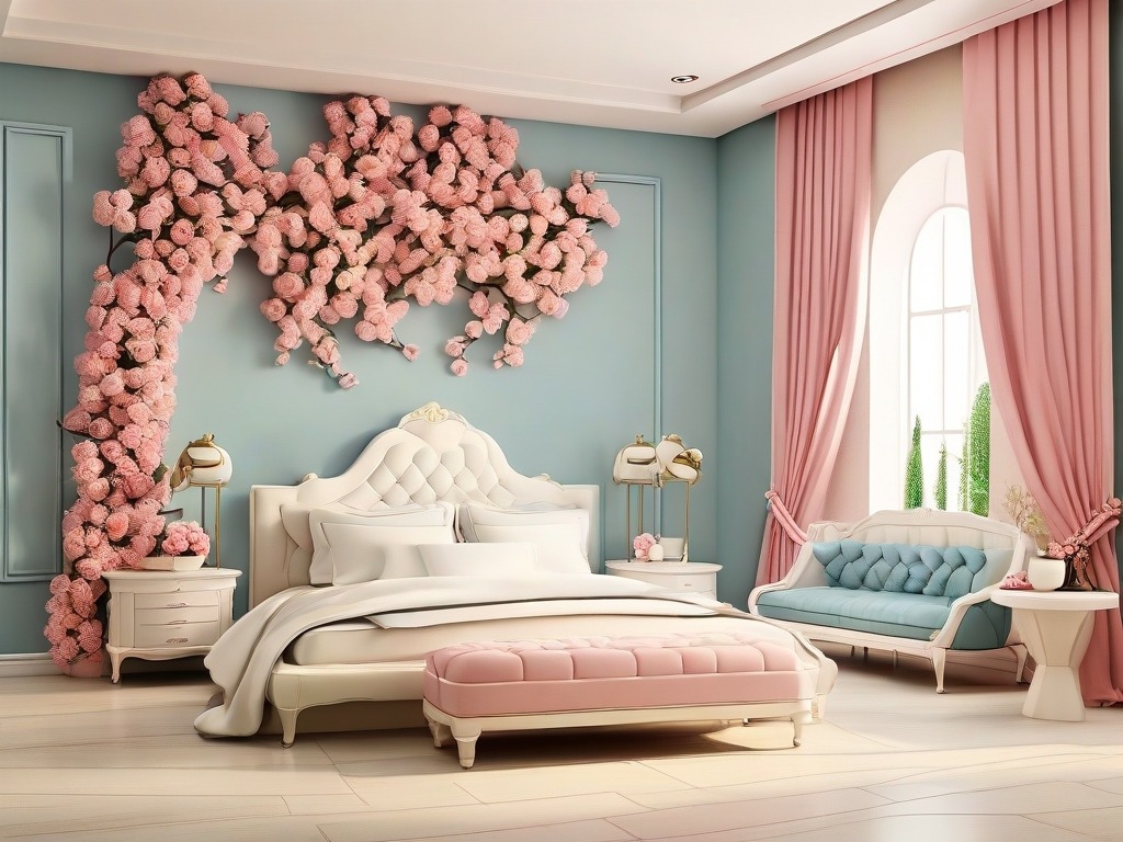 A decorated room