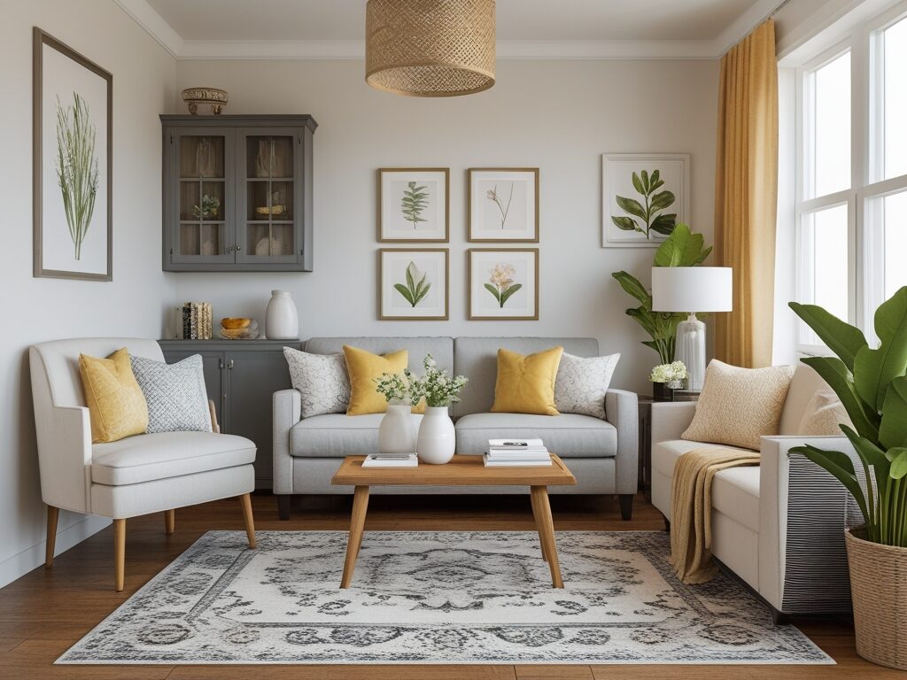 Personalize Your Small Living Room Space with Decor