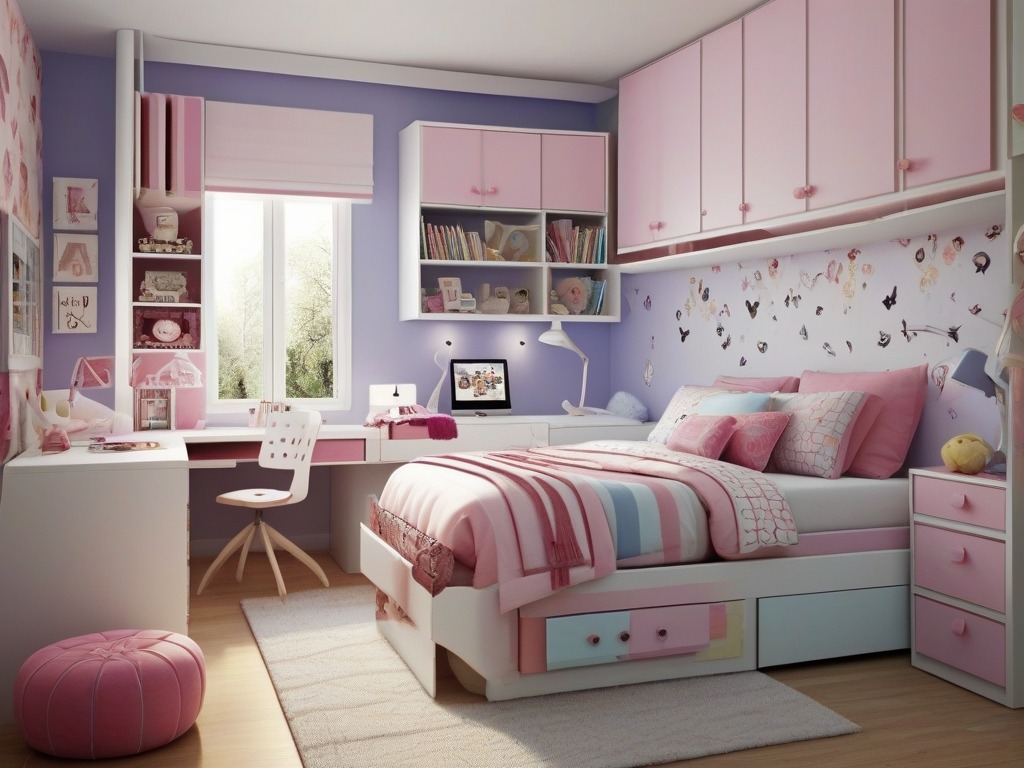 teenage girl bedroom