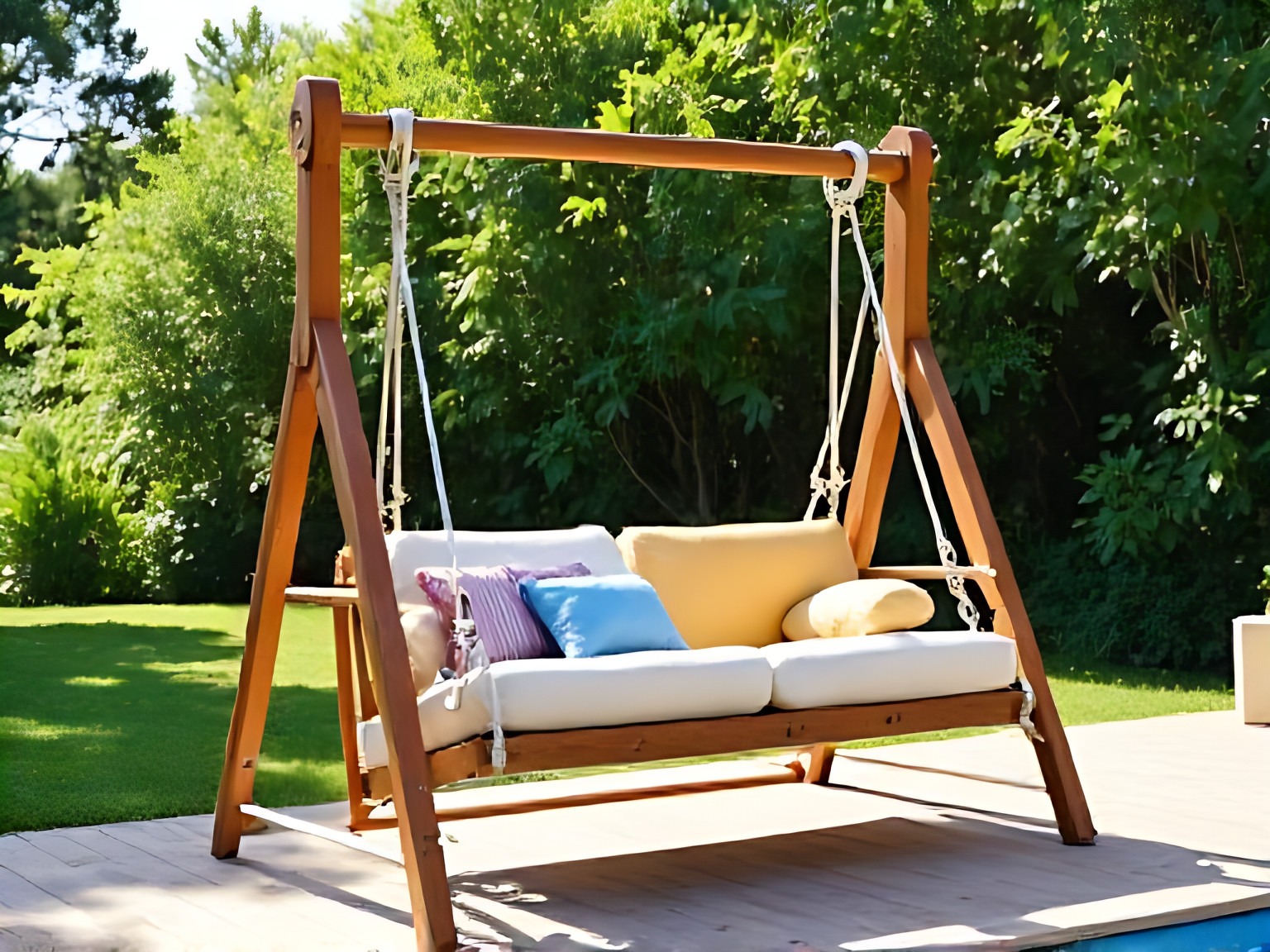 adults swing jhula in outdoor