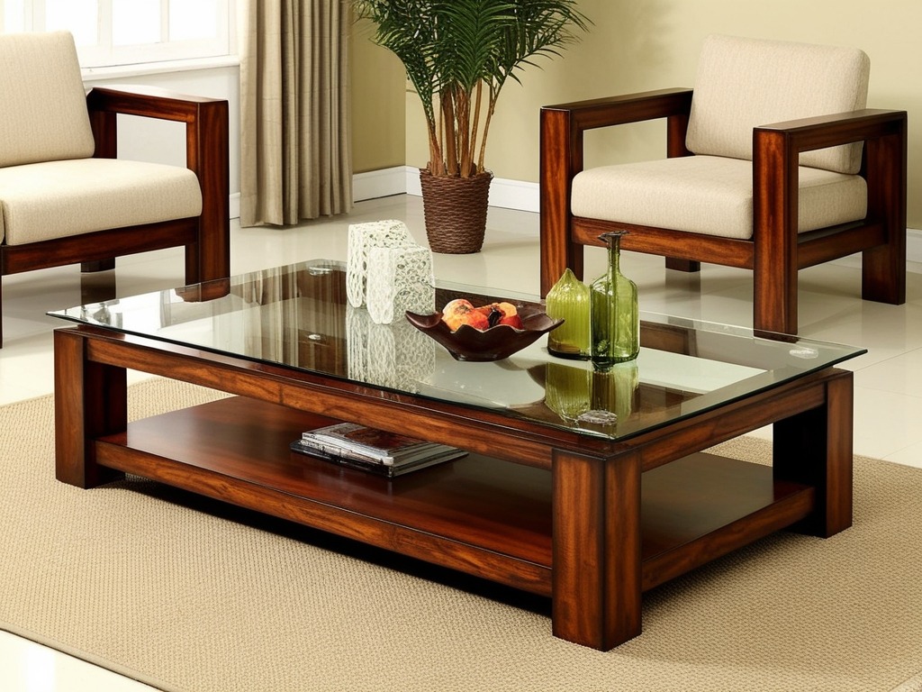 wooden center table