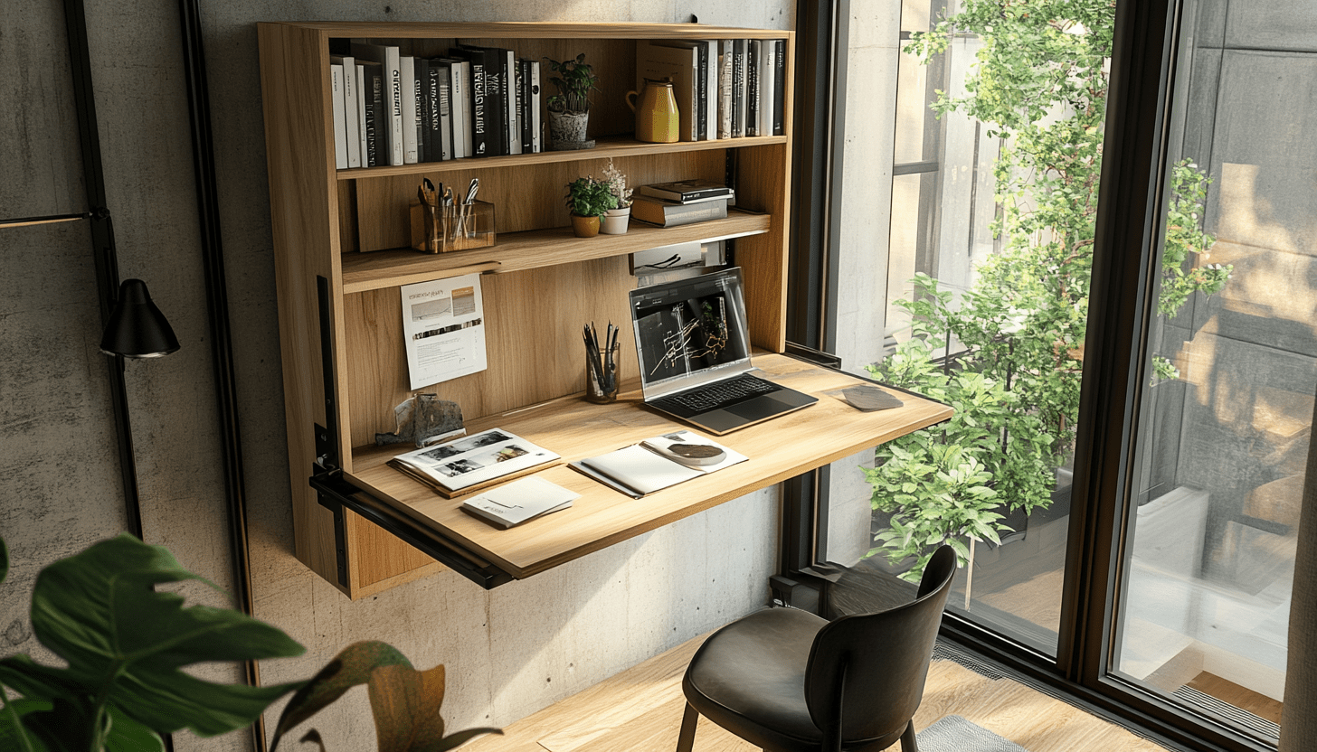 wall mounted study desk