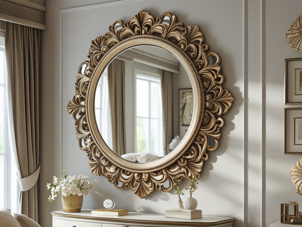 large decorative wall mirror for bedroom