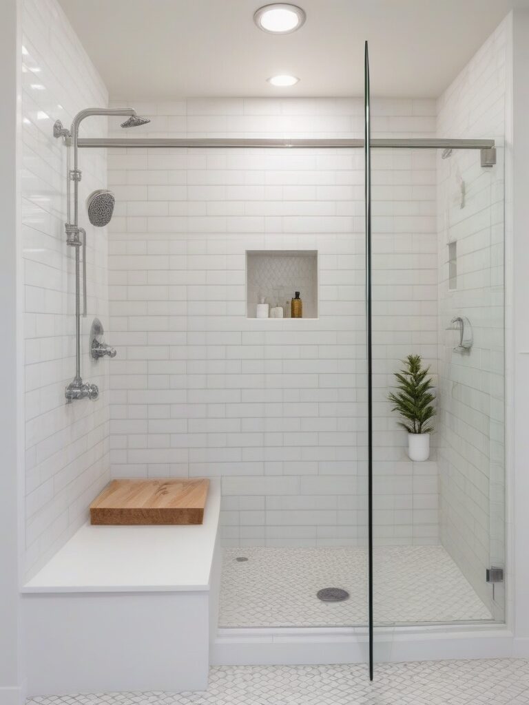 shower remodel with DIY