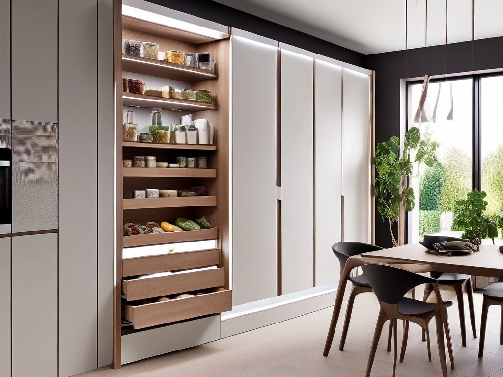 modern wardrobe design in Kitchen