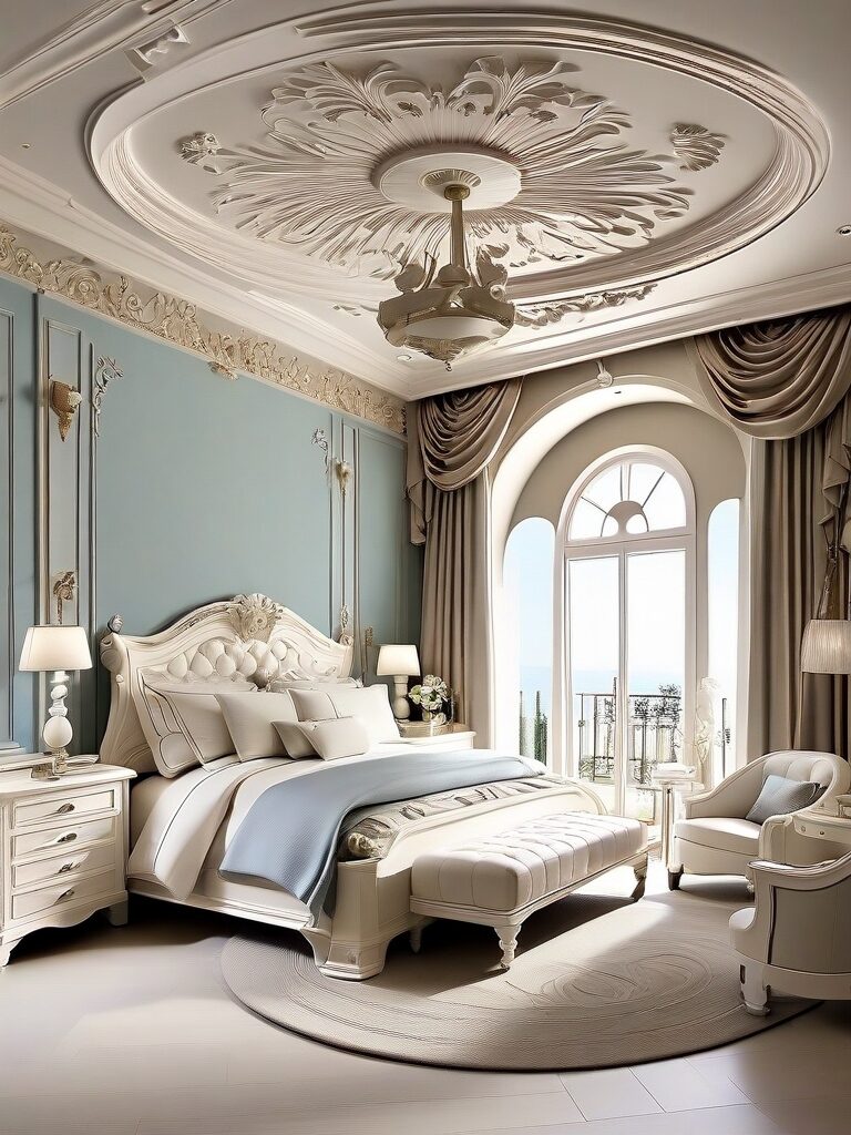 Plaster Moldings and Medallions ideas for Your Bedroom Ceiling