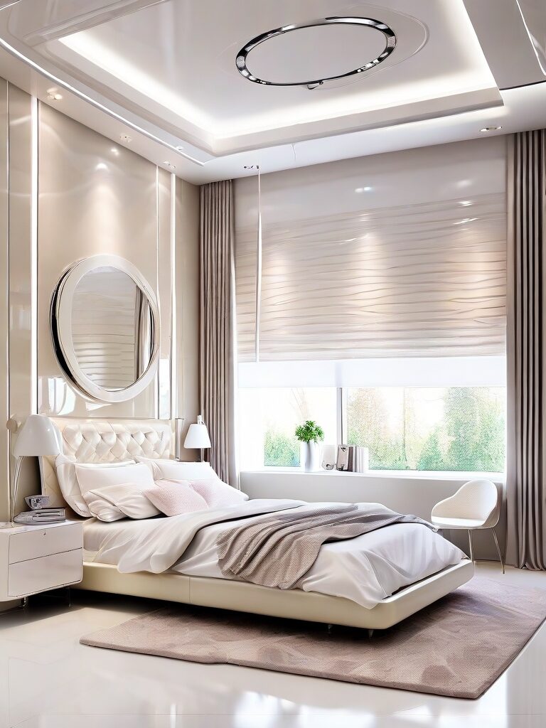 High gloss finish PVC Panel for Bedroom Ceiling