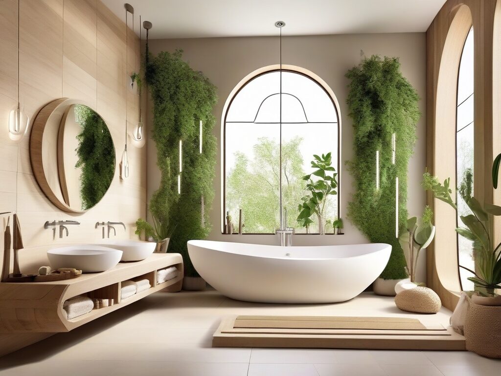 Eco-Conscious Fixtures for eco friendly bathroom