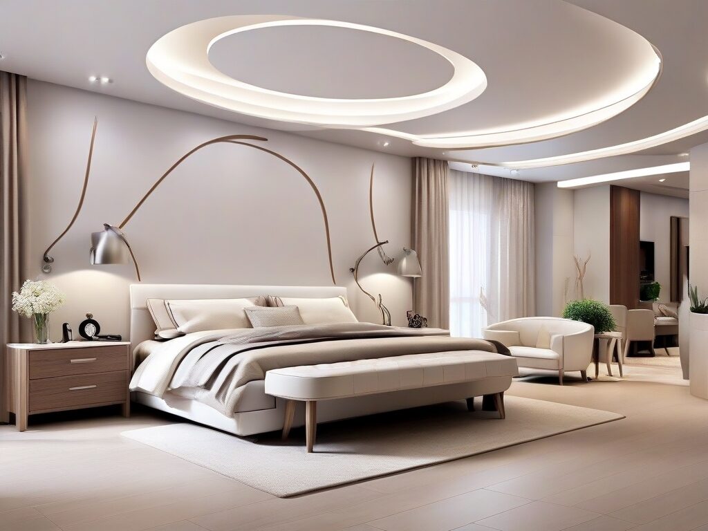 Recessed Gypsum Ceiling Design