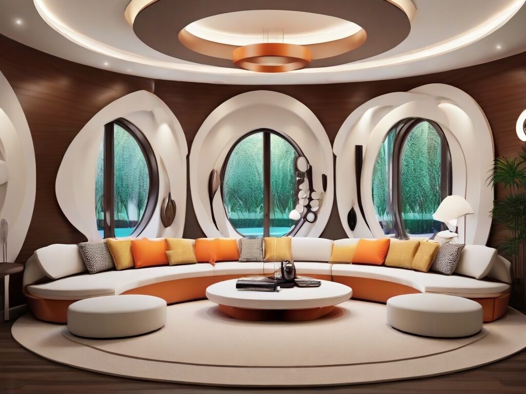 Circular Pop Design for Sitting Room