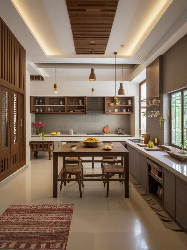 Cultural Inspirations: Open Concept Kitchen Designs in India