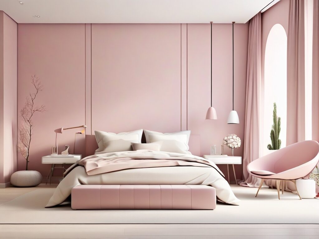 modern minimalist women bedroom theme