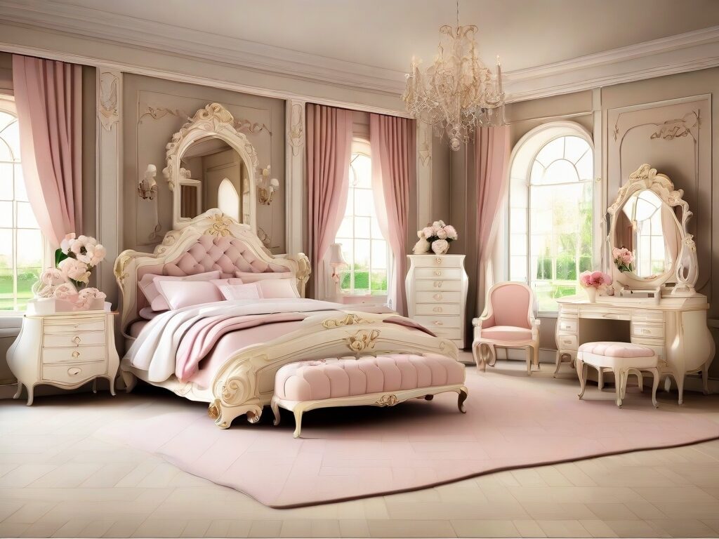 Women Bedroom Theme Classic Elegance