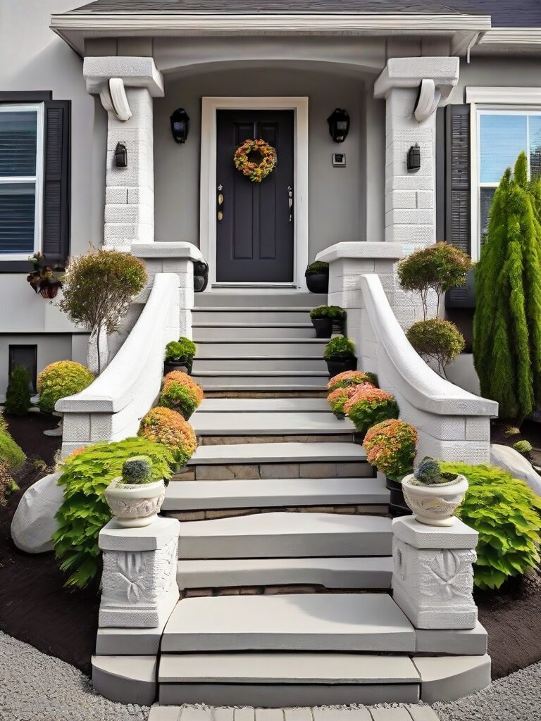 DIY Tips for Crafting Your Own Cement Railings for House Front