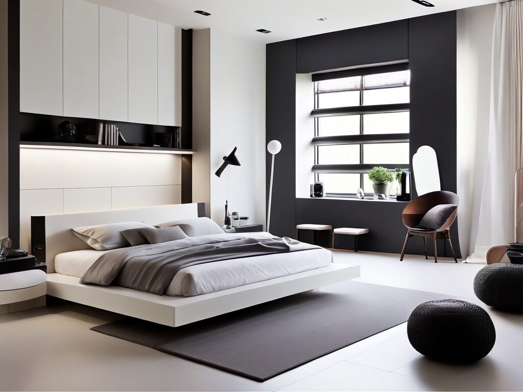 Modern minimalist room theme for Men