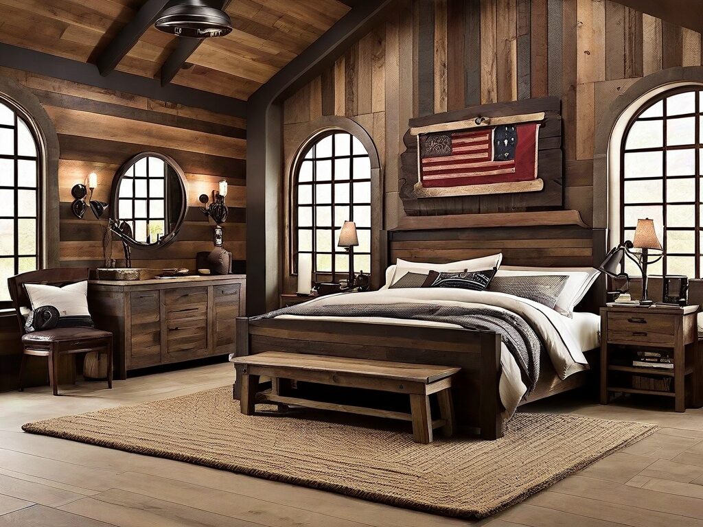 Rustic Retreat Room Themes for Men