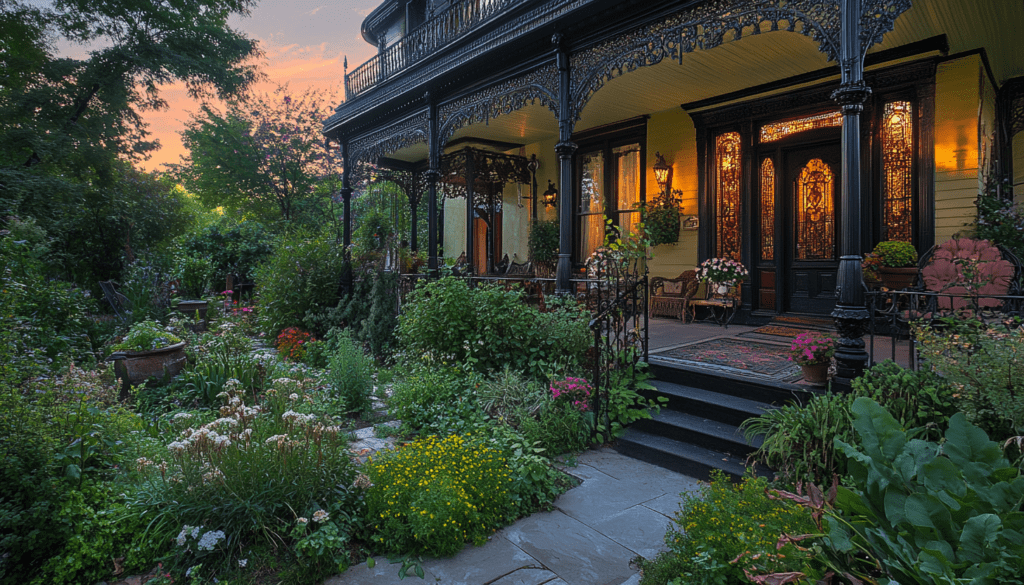 Nature-Inspired Patterns front house veranda grill design ideas