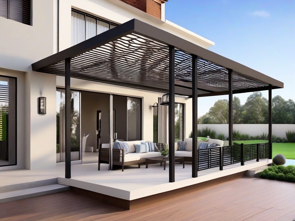 Security Meets Style To Design Veranda Grill