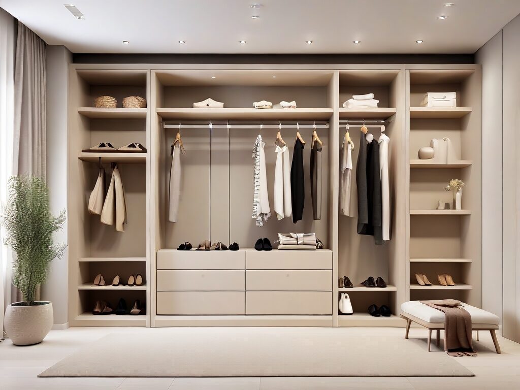 modern minimalist closet design