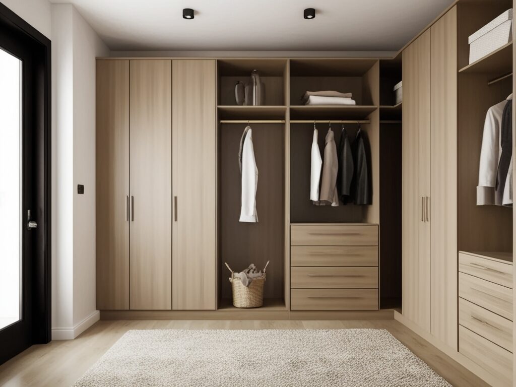 Scandinavian closet design