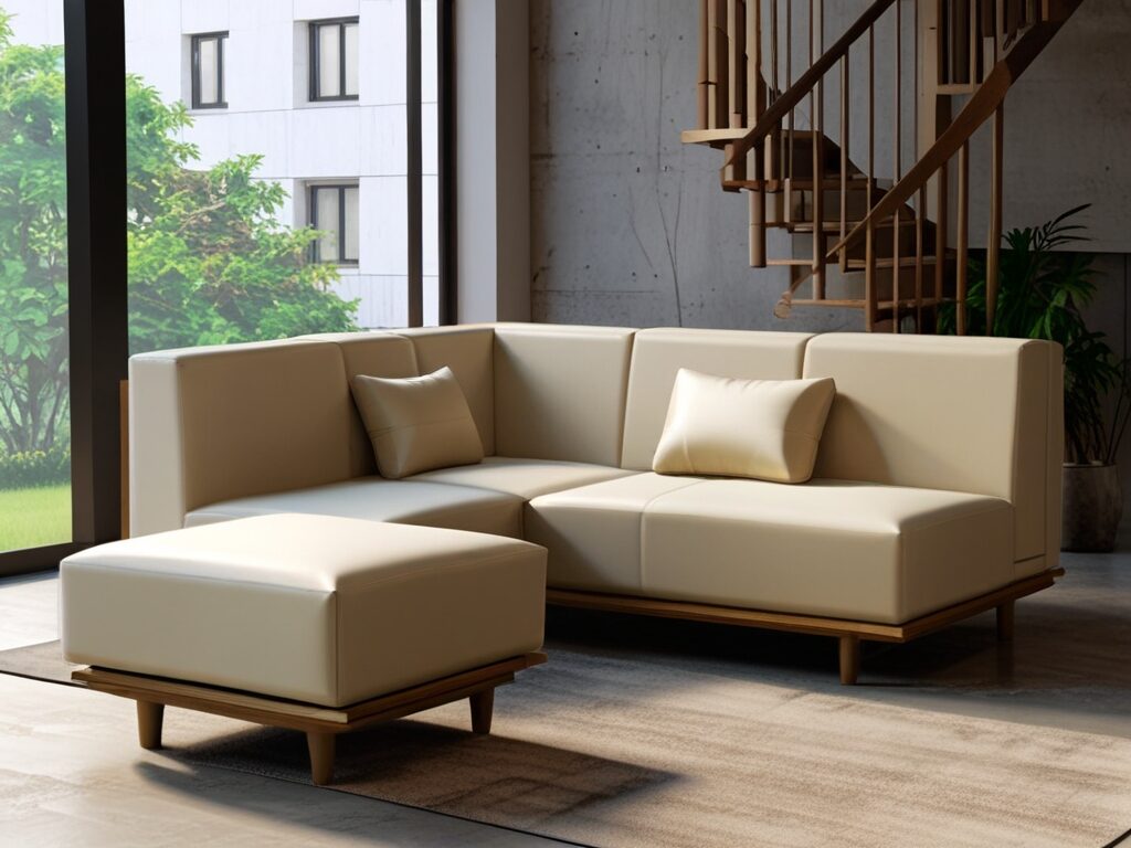 space saving modular settee design