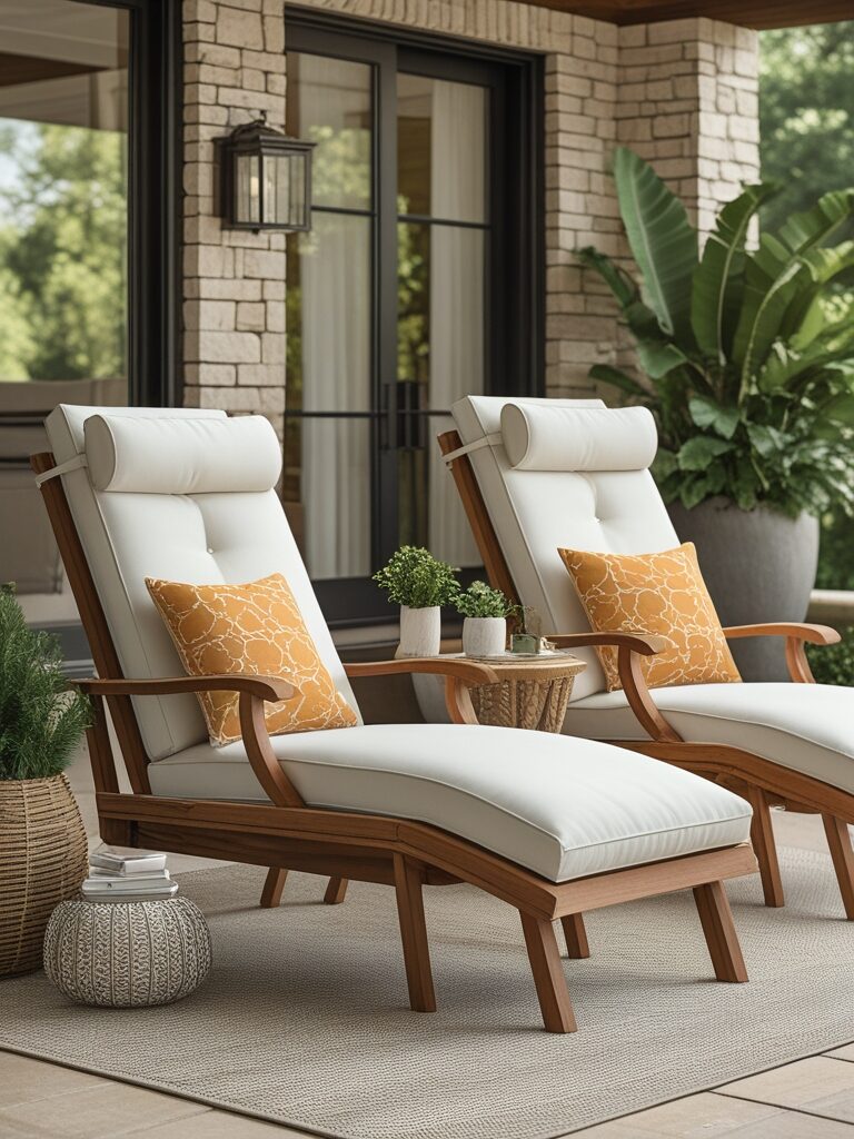 personalized outdoor chairs and loungers for patio