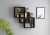 Sheesham Wood Intersecting Floating Wall Mounted Shelf of 3 Shelves by Woodstage